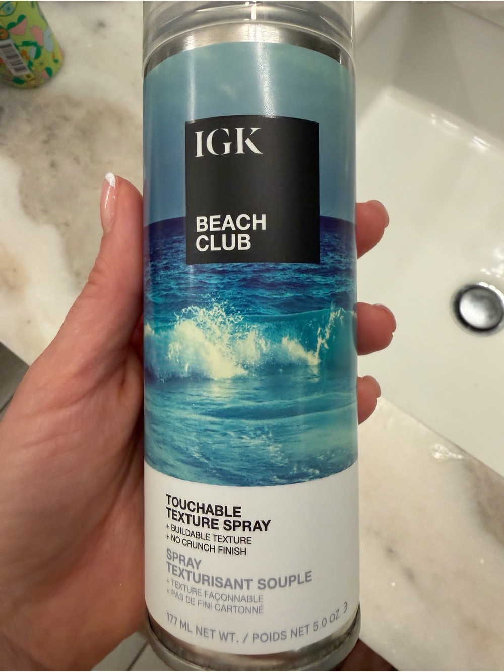 IGK Beach Club Touchable Texture Spray - Blue